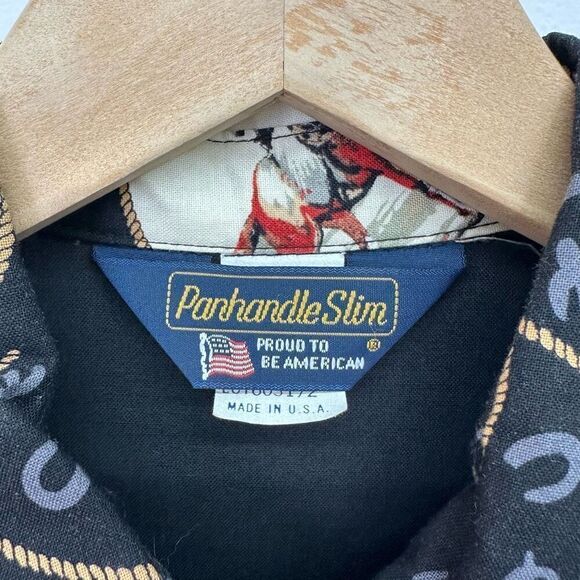 Panhandle Slim Women’s Vintage Western Cowboy Horse Equestrian All Over Print Bu - Picture 6 of 16